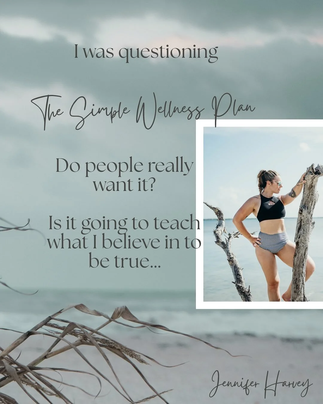 The world is FULL of promising elixirs, overnight fixes and bot 🤖 reviews for all of them. It is so freaking hard to know who and what product to trust in the wellness industry. 

This is exactly why I choose to create The Simple Wellness Plan. 

An