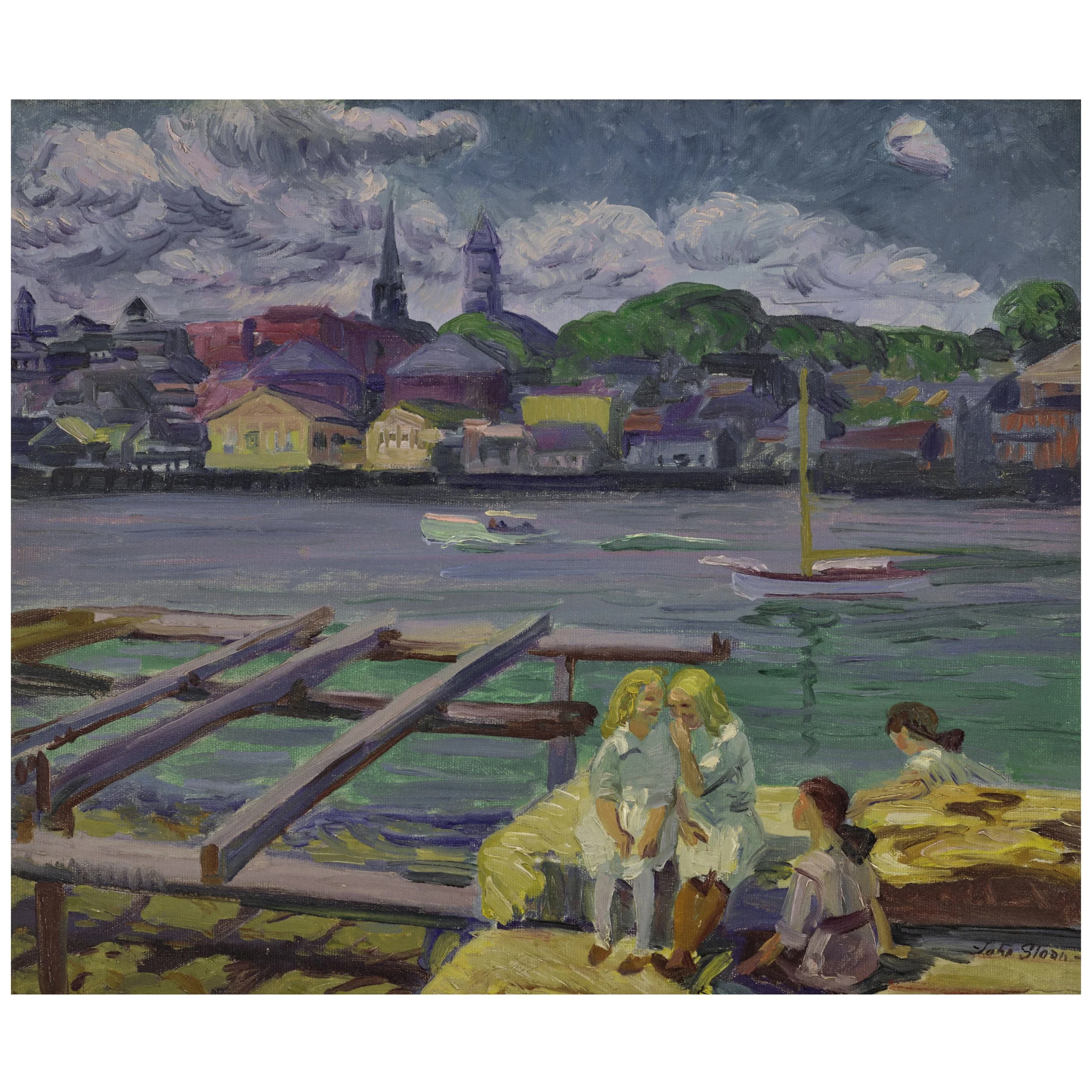 Tittering Girls, 1915, by John Sloan (1871–1951), estimate upon request.jpg