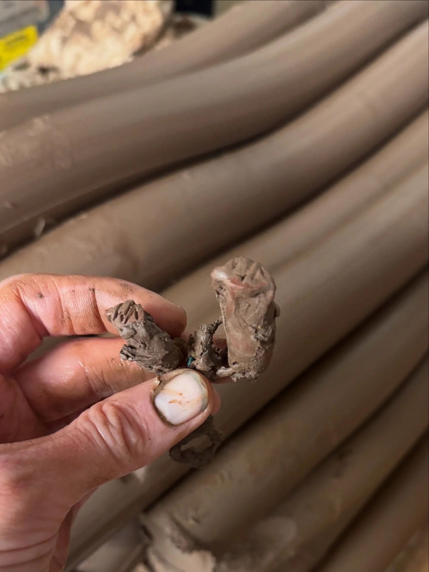 Happy new year! Wishing you a wonderful 2026. I also want to thank you so much for your support in 2025. 

My year in the studio has begun with a mountain of pugging. 

I had great intentions to tackle my clay recycling heap at the end of last year&h