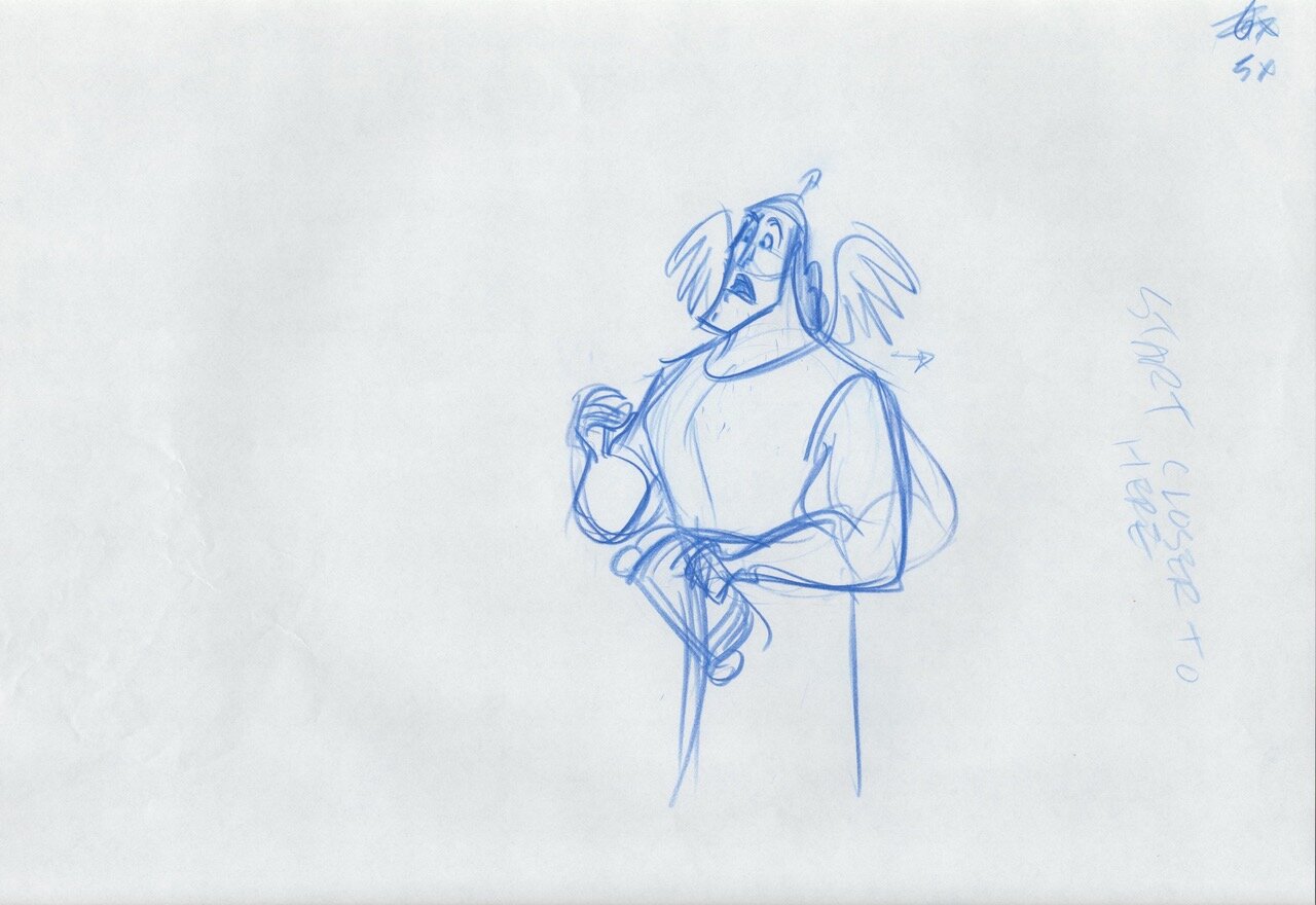 Kronk, angel with harp 1.jpeg