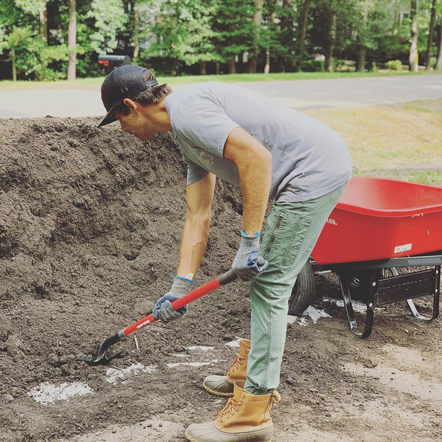 THIS WOULD KILL ME....
Shoveling used to kill my lower back. I would be in pain for days....but not anymore. Ever since doing the work in my Back Strength and Mobility Program, I can do this type of work without any residuals. I cover loaded spina