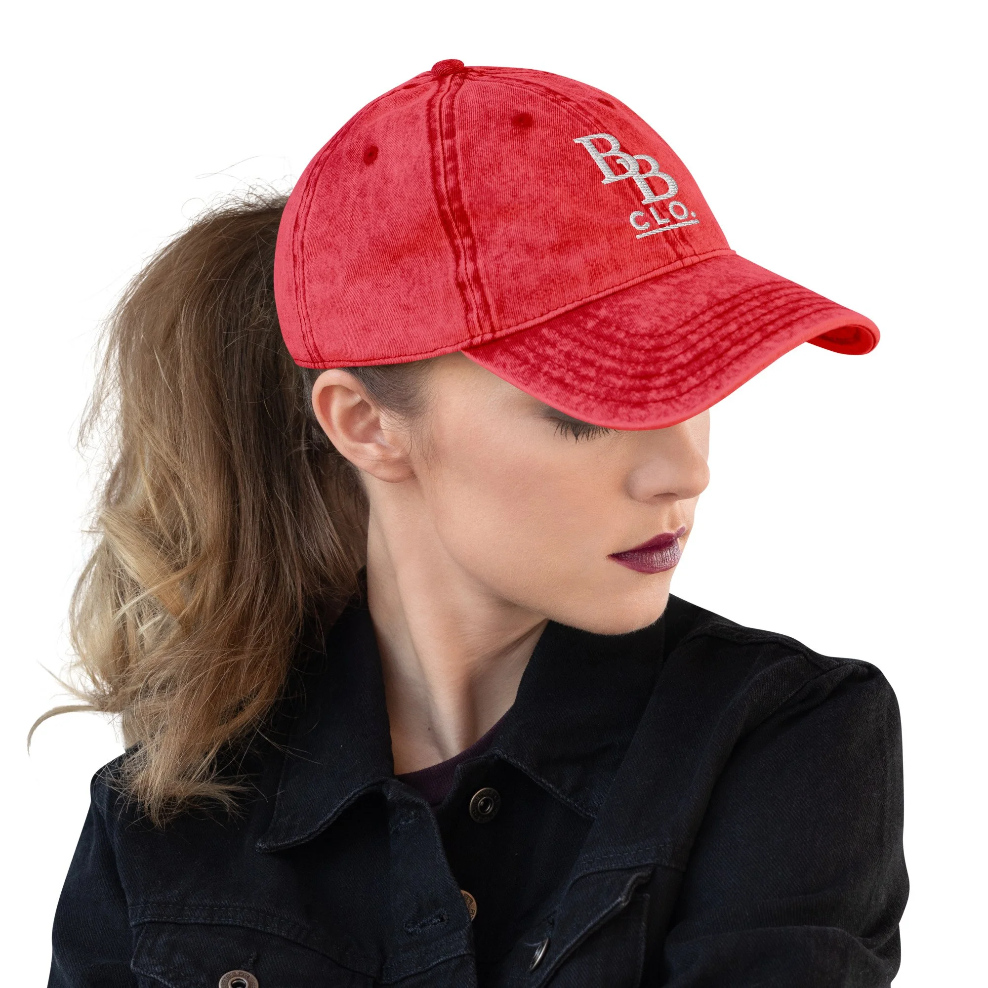 The BB CLO. Vintage Cap — Red