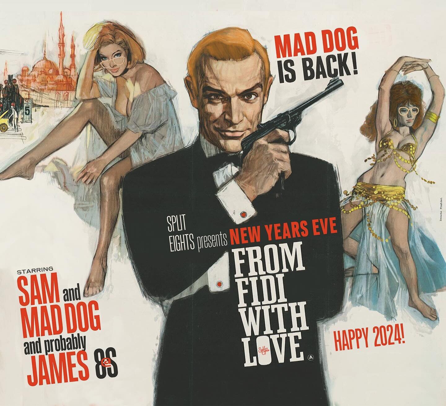 Nothing fussy, nothing fancy, no big bash planned. All we need at Splits are good friends, good drinks, Mad Dogs, and good times to ring in the new year! 🎊 

Open 12/31 at the normal hours, closed on 1/1 to rest and wish all y&rsquo;all the best 202