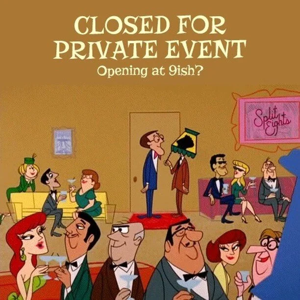 Opening just a skosh later today! Let's say... 9ish?