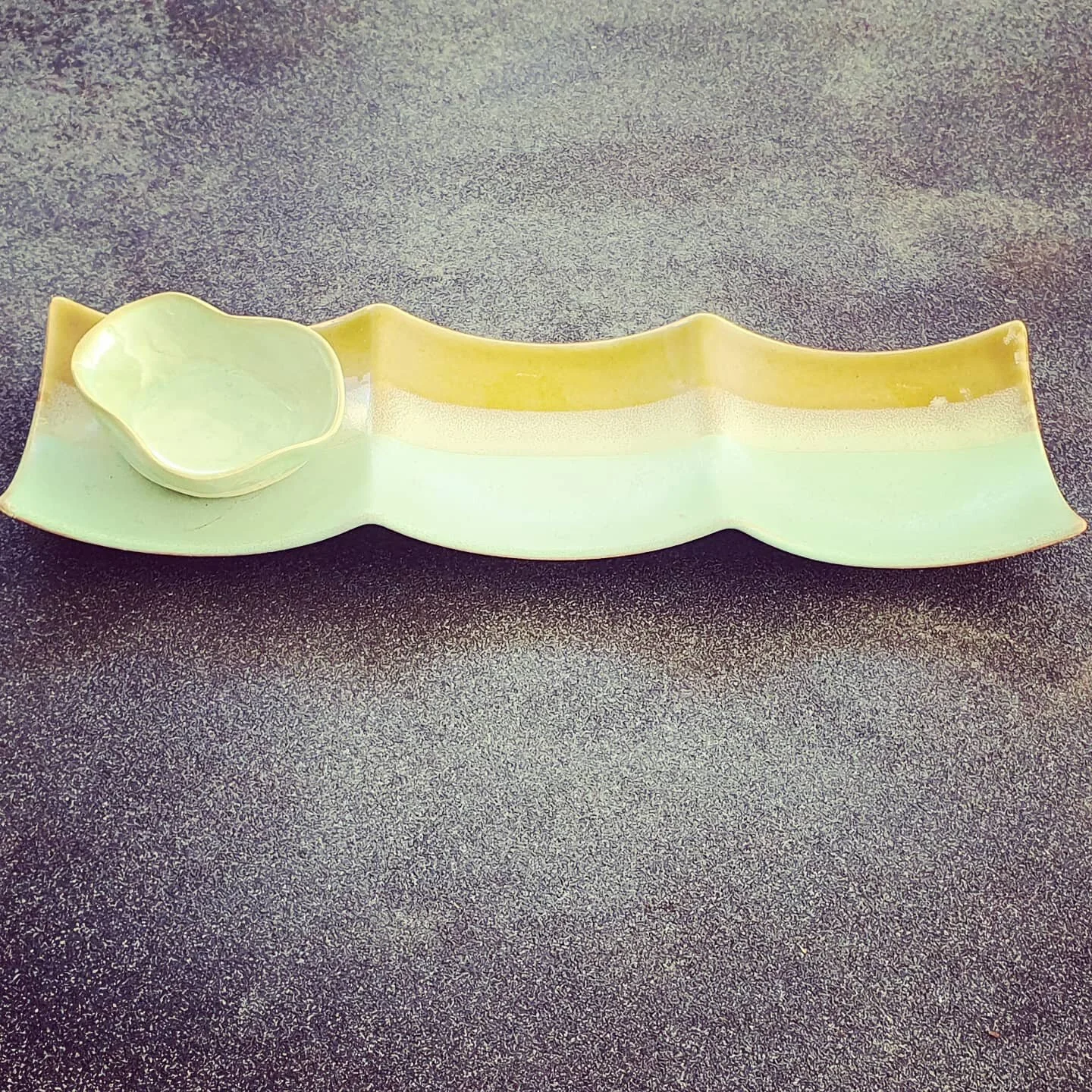 Minty ceramics for festive goodies
See my website www.omahabayart.co.nz