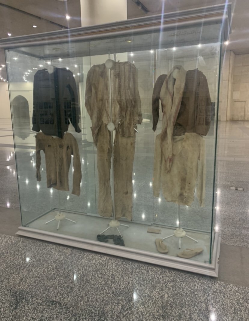  The remnants and clothing of individuals found in mass graves in Iraq. 