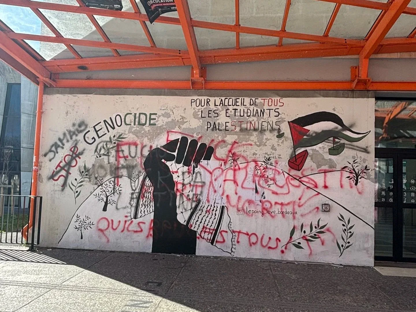 The Fight Against the Right on the Université Bordeaux Montaigne Campus