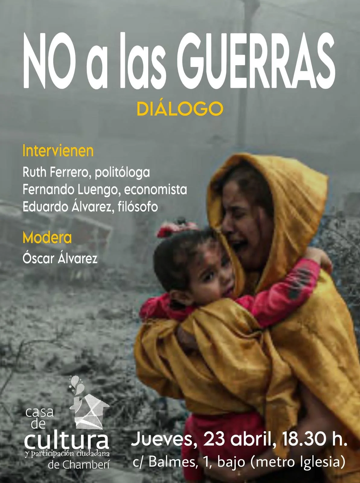 Diálogo en Madrid: ¡No a las guerras!