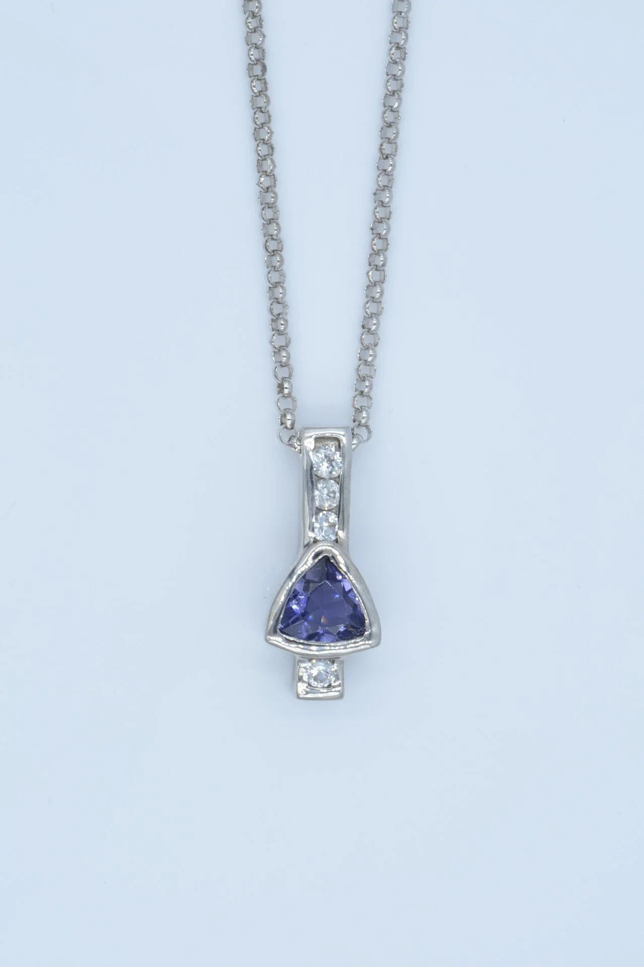 Iolite Pendant Necklace — Nulton Jewelers