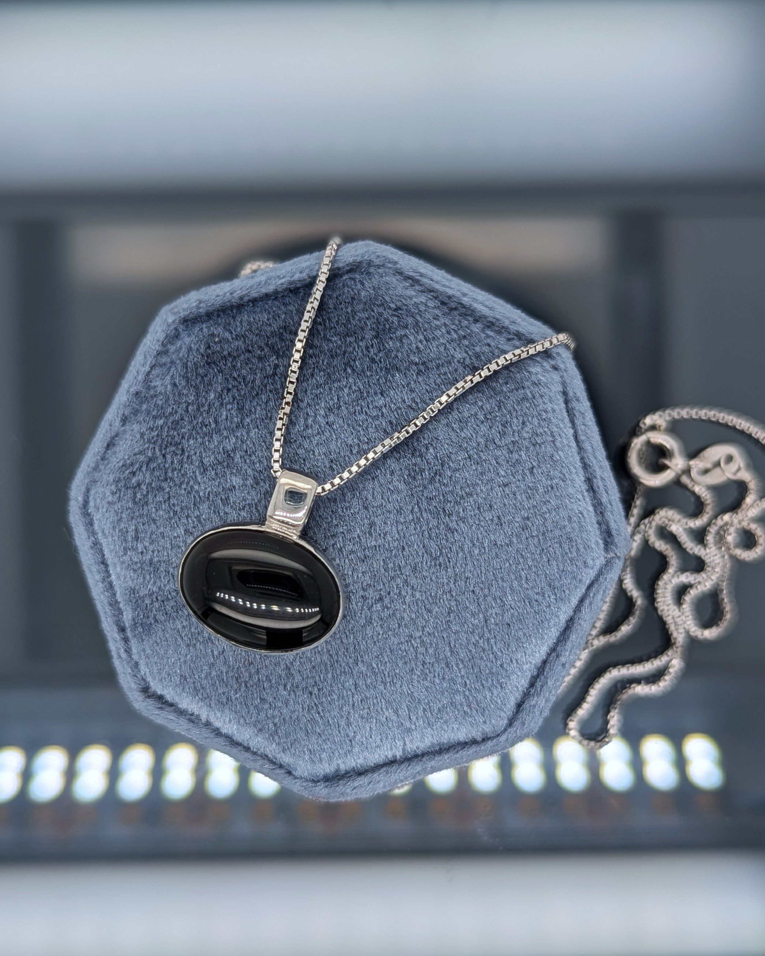 Sterling & Onyx Necklace