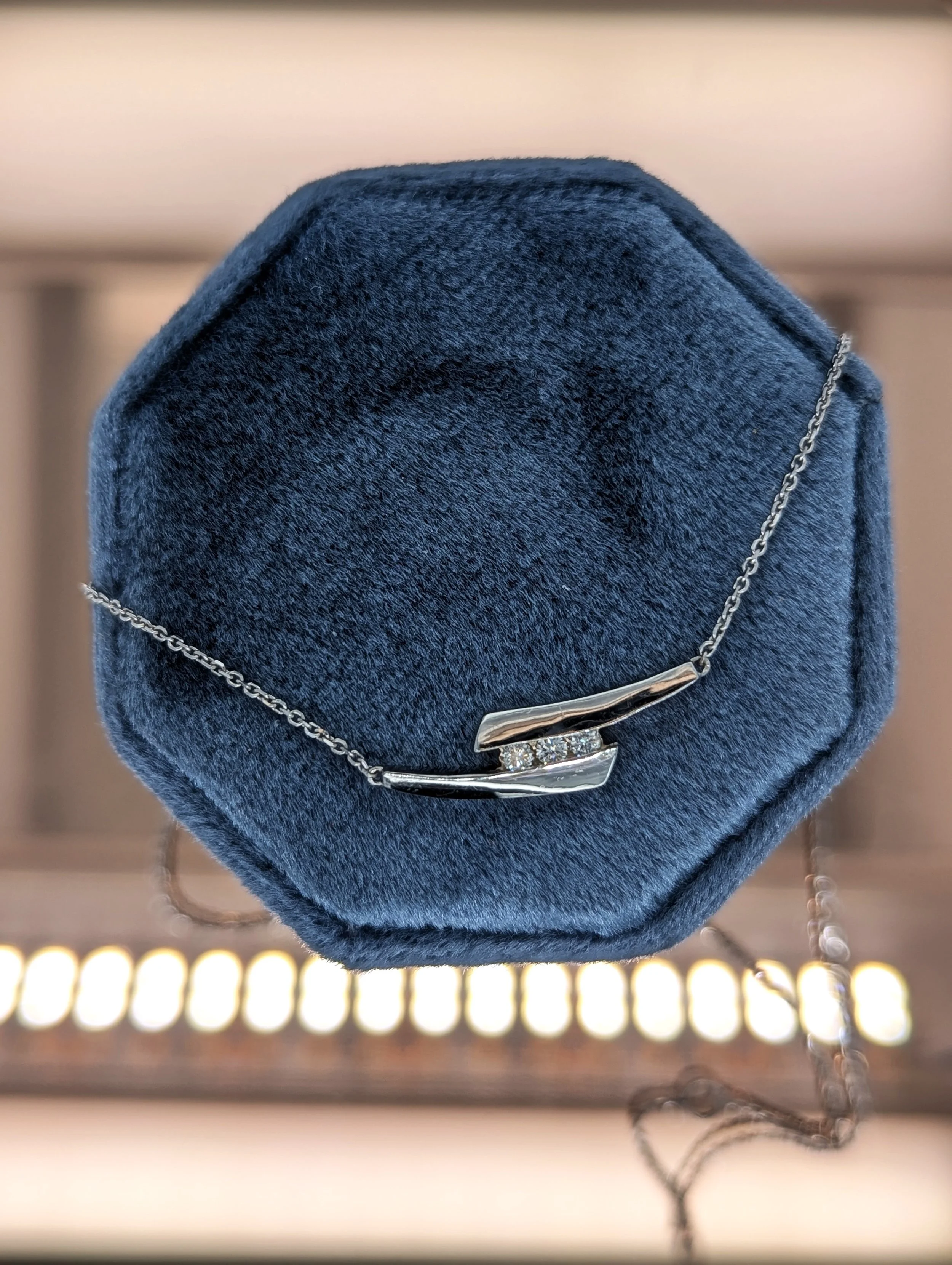 Diamond Bypass Necklace