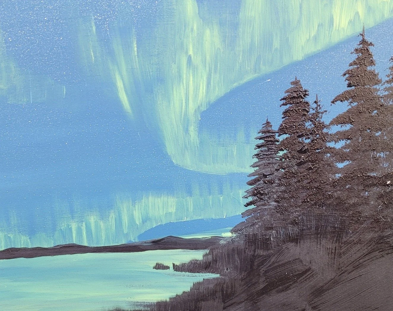 Northern Lights Acrylic Paint Workshop 