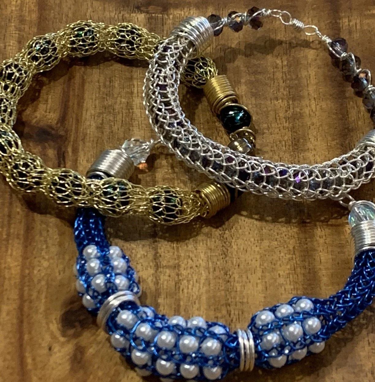 Beaded Viking Wire Weave Bracelet Workshop