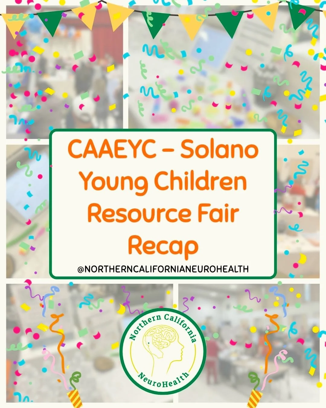 That's a wrap 🎉! NCNH had the joy of tabling at the Young Children Resource Fair on April 12th 🙌💚! We had an amazing time communicating our psychological services and educational resources to families and other community vendors of Solano &amp; Na