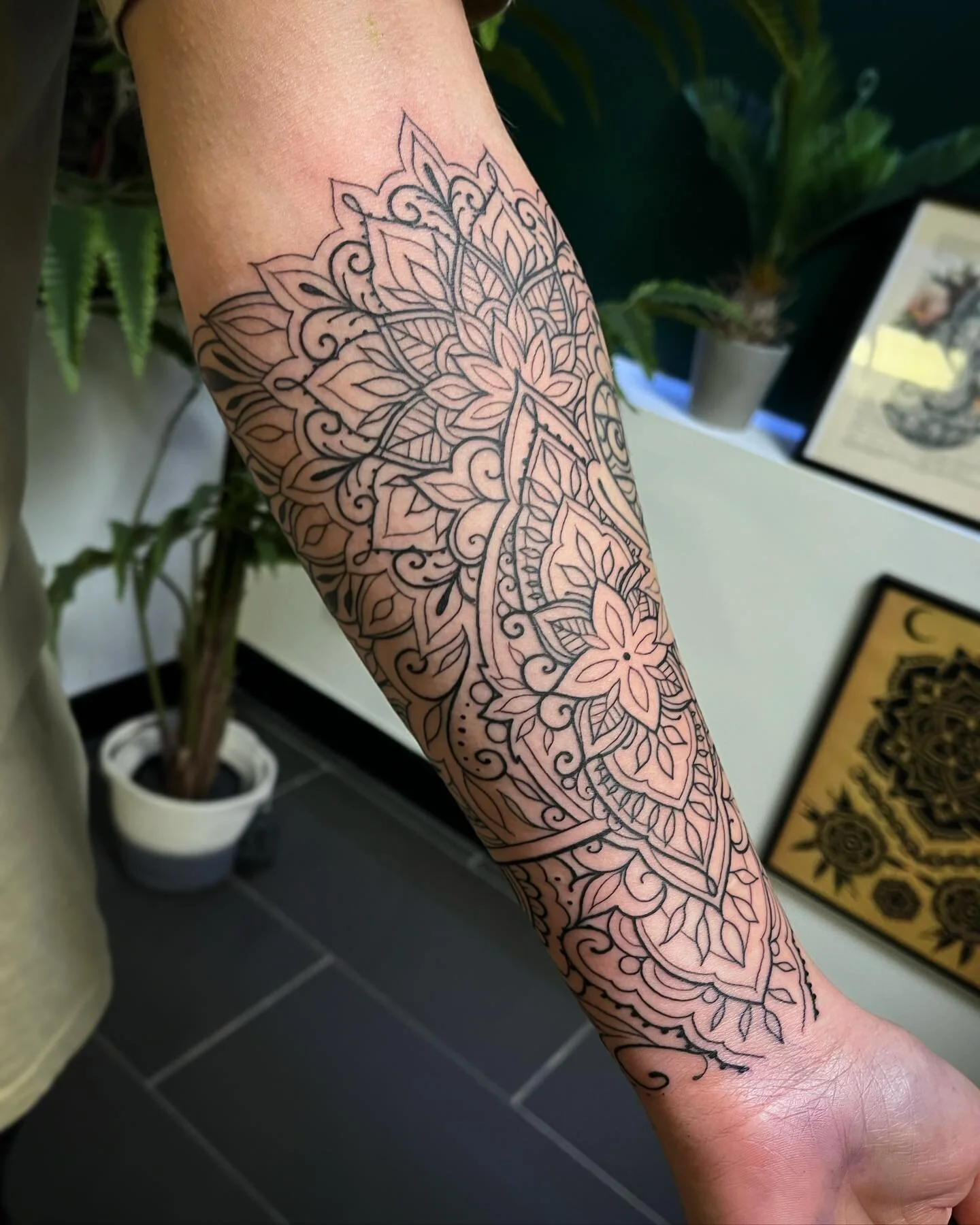 Finished Charlottes forearm last week 💚 thank you lovely 🙏🏻