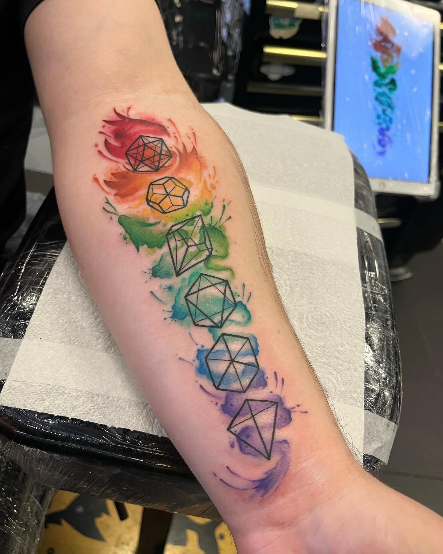 Done today for James 🙏🏻💚 had a blast, thank you so much dude!