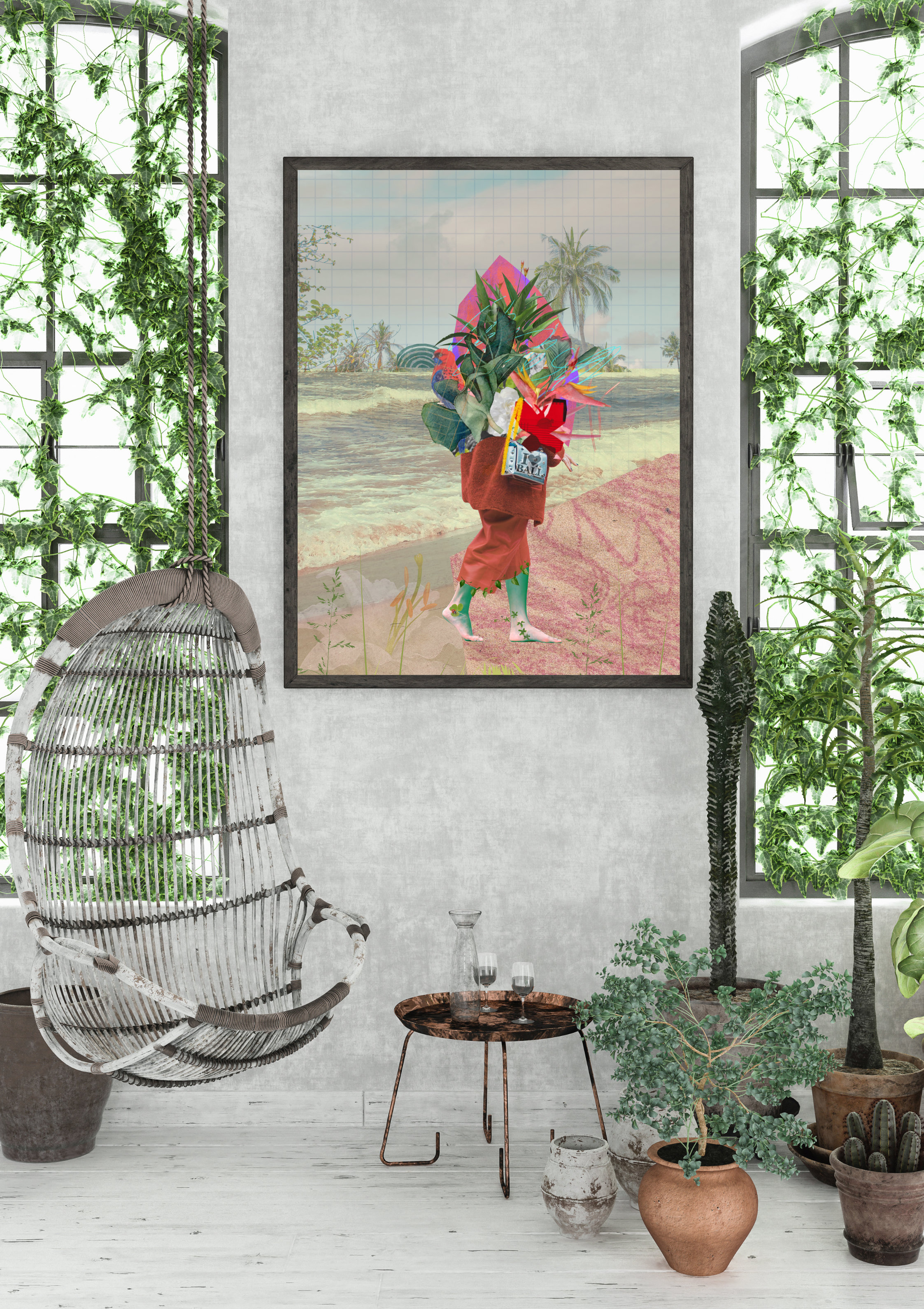 Green Natural Botanical Organic Poster Frame Wall Art Mockup  (1).png
