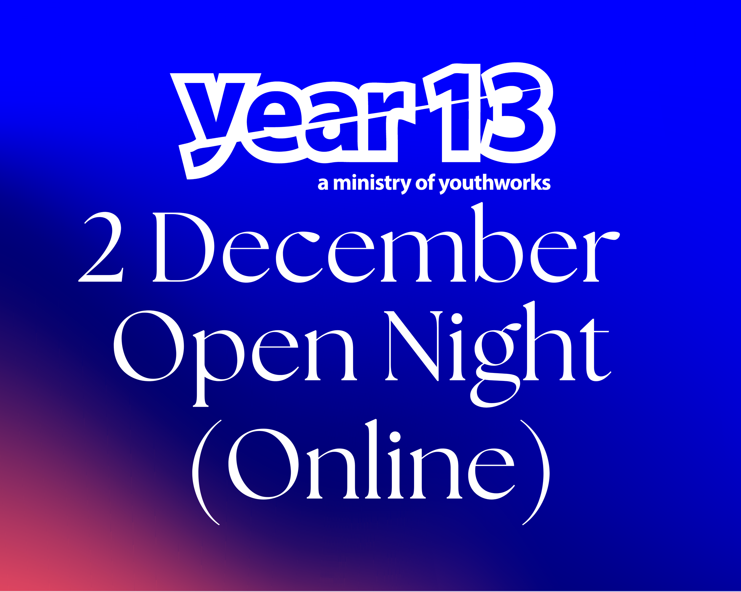 December Open Night (Online)
