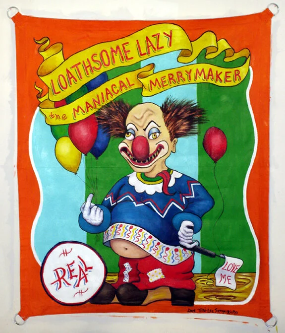 Commissioned banner. Private collection.