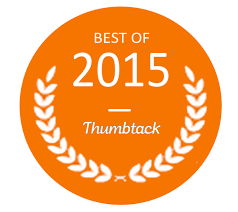 Best of Thumbtack.com badge 2015, Gin Treadwell Interiors.