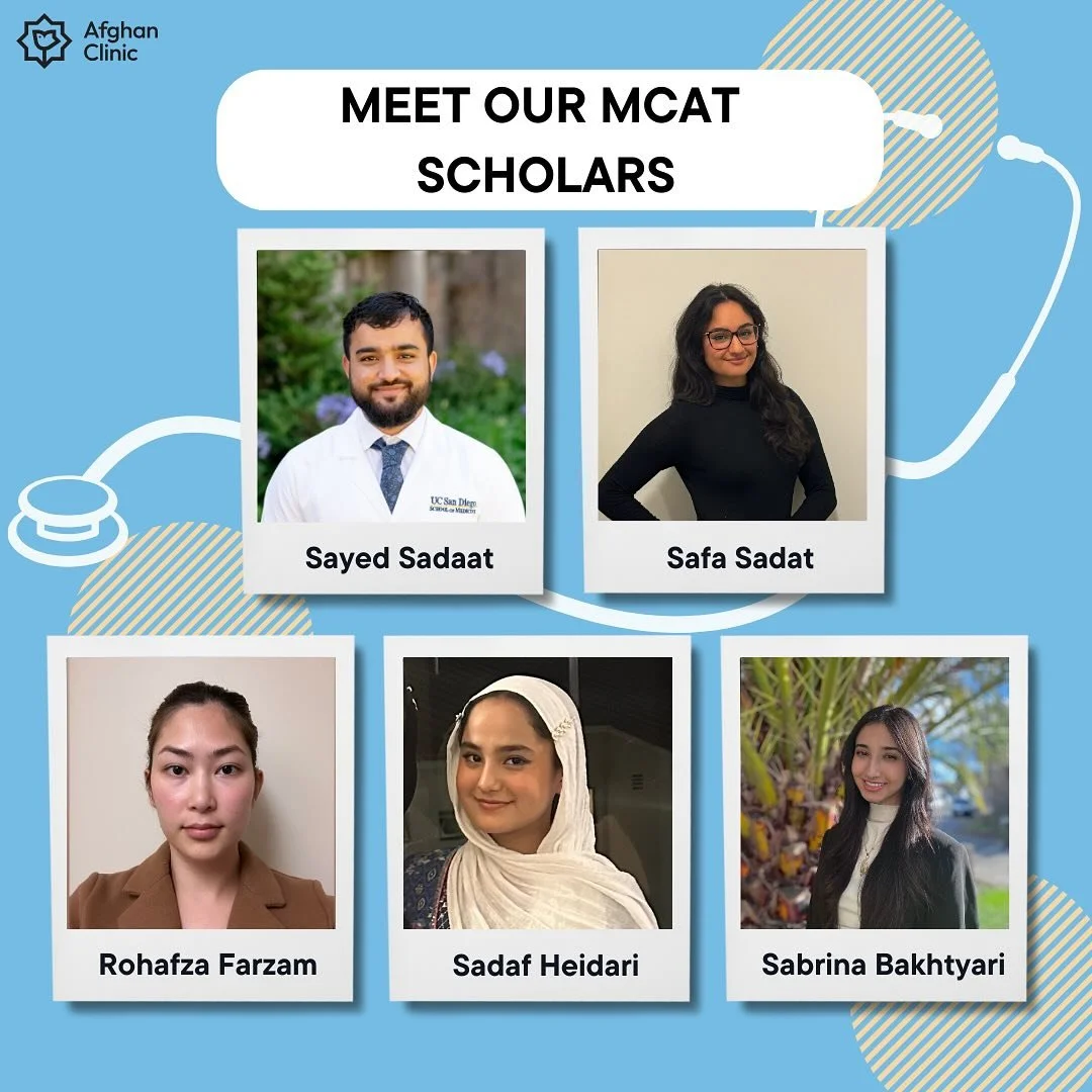 MEET OUR MCAT SCHOLARS 📚⭐

This past year we launched our MCAT book scholarship! The MCAT is a costly exam needed to apply to medical school, thus, we wanted to address the financial burden of this exam!

We are so proud of the future generation of 