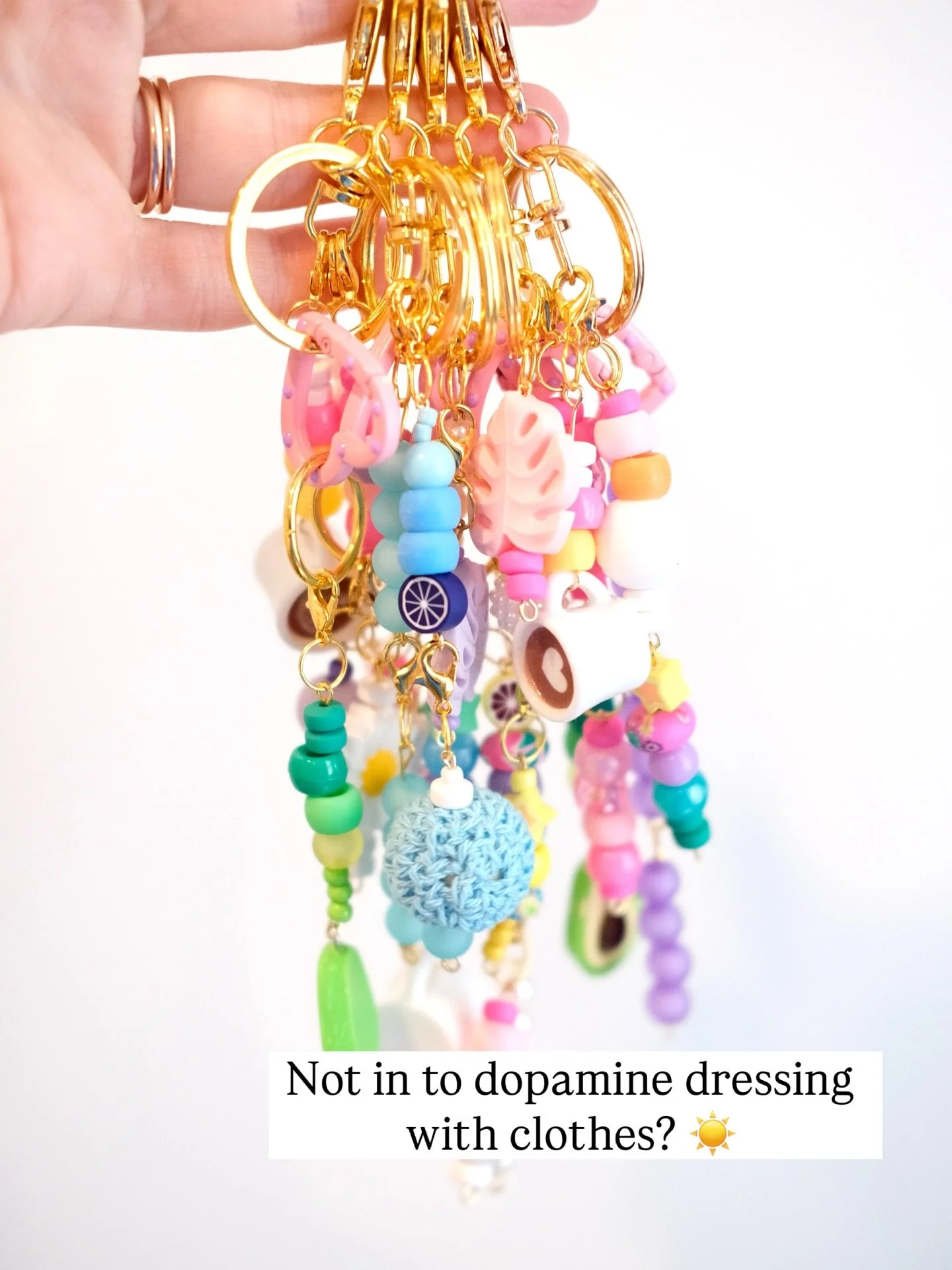 Are you in to the trend? Tell me I&rsquo;m not alone!! 🌈

&bull;

&bull;

&bull;

#bagcharm #bagcharms #fidget #fidgets #fidgetbeads #saltymess #mentalhealthsupport #mentalhealth #psychology