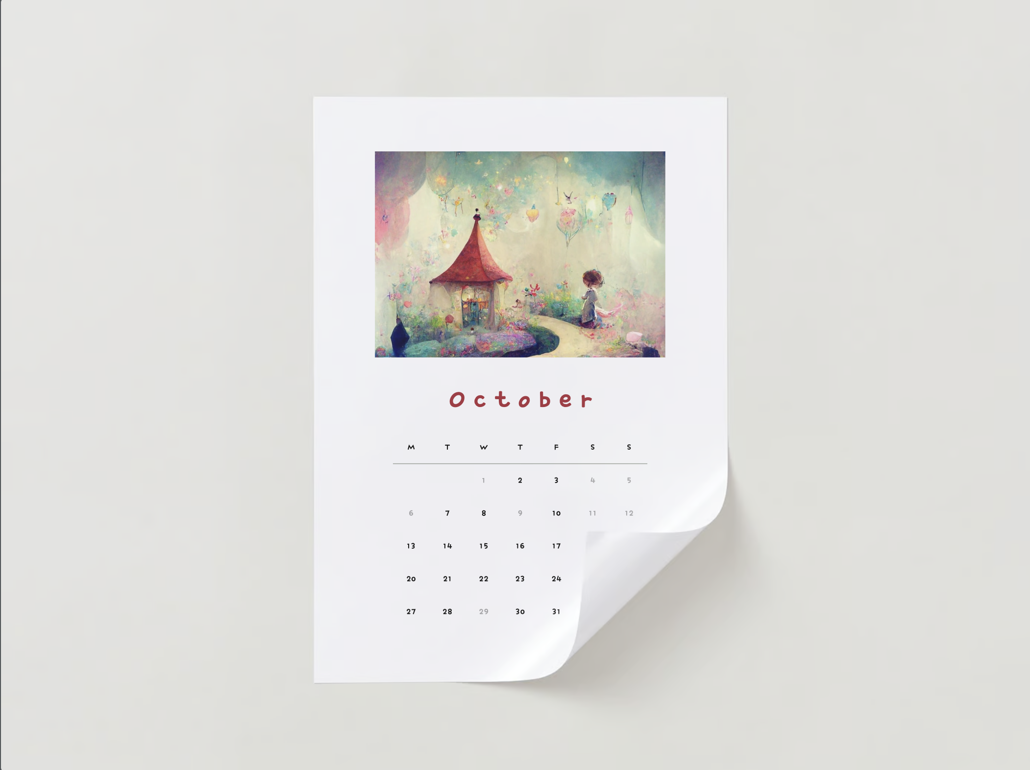 2025 Wall Calendar by Jess Bailey Coffs Harbour Mock up 5.png