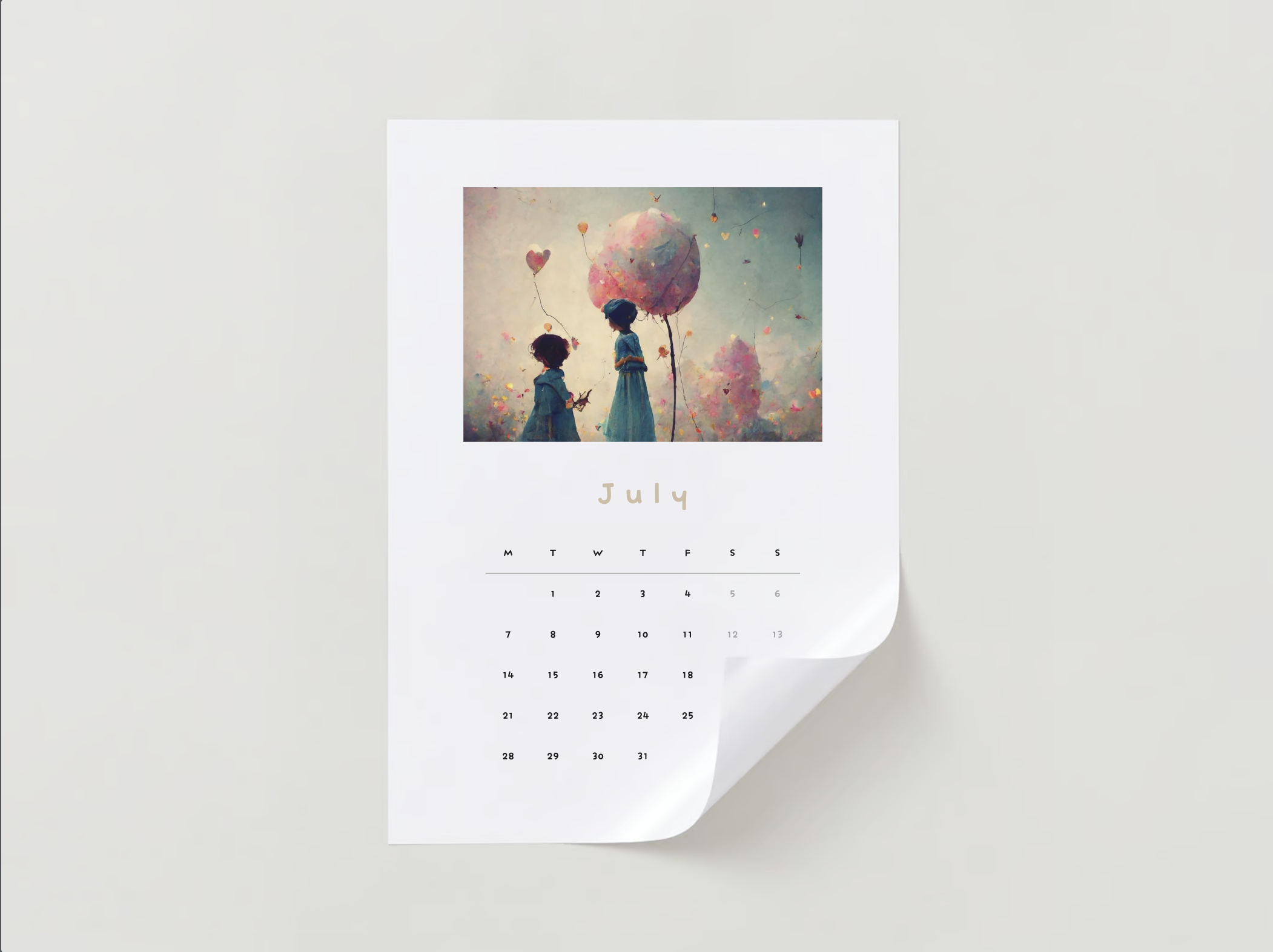 2025 Wall Calendar by Jess Bailey Coffs Harbour Mock up 8.png