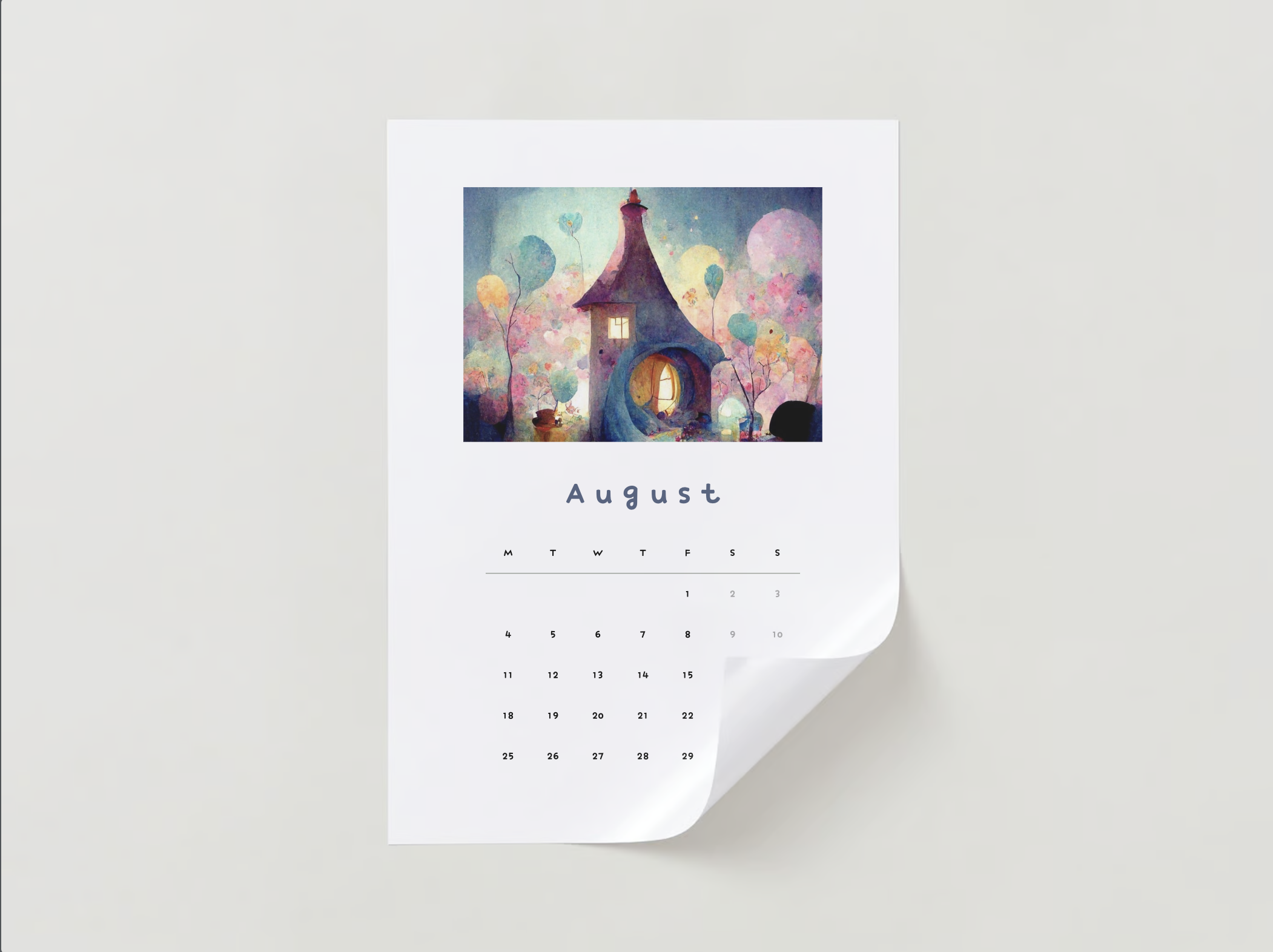 2025 Wall Calendar by Jess Bailey Coffs Harbour Mock up 7.png