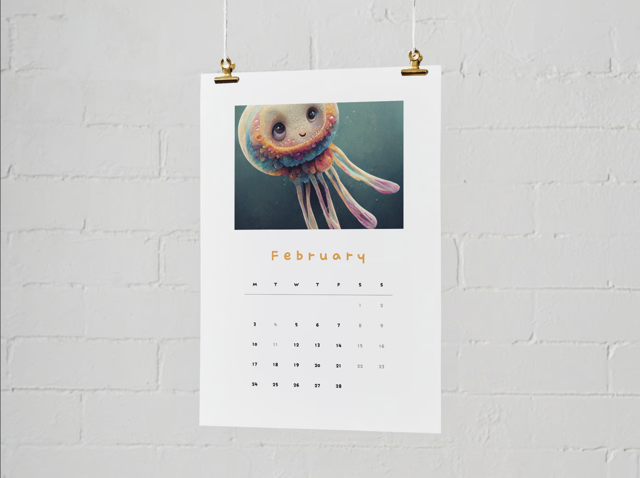 2025 Wall Calendar by Jess Bailey Coffs Harbour Mock up 13.png