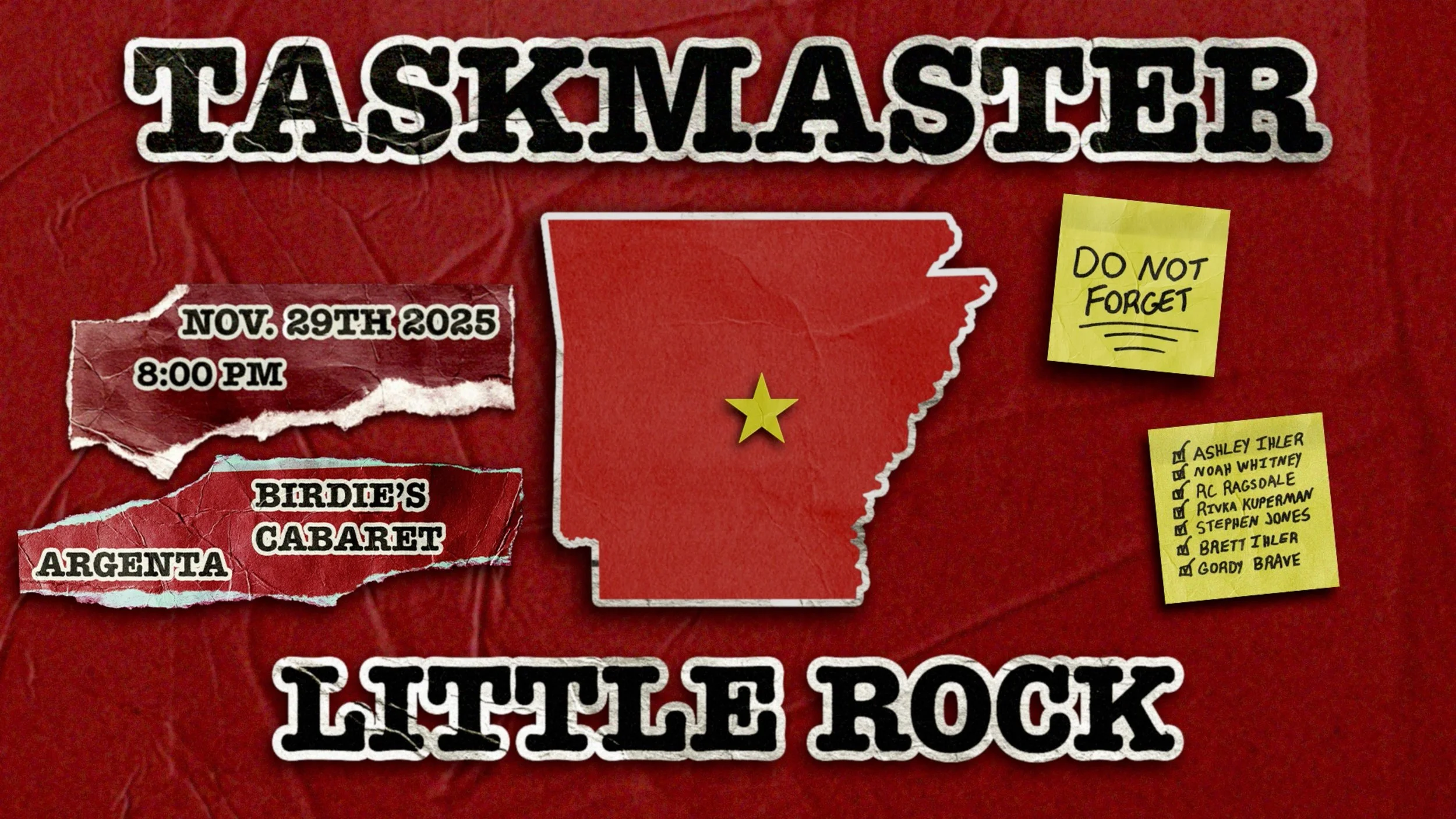 taskmaster little rock: promo (2025)