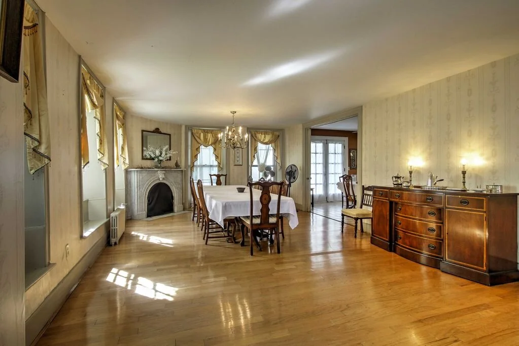 The formal dining room