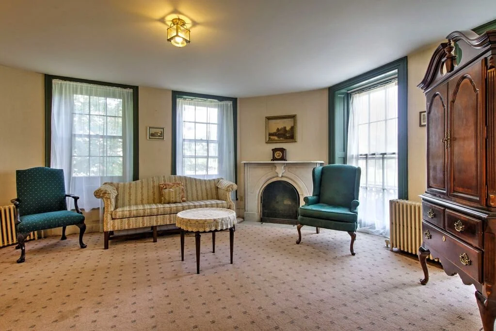 The first floor parlor
