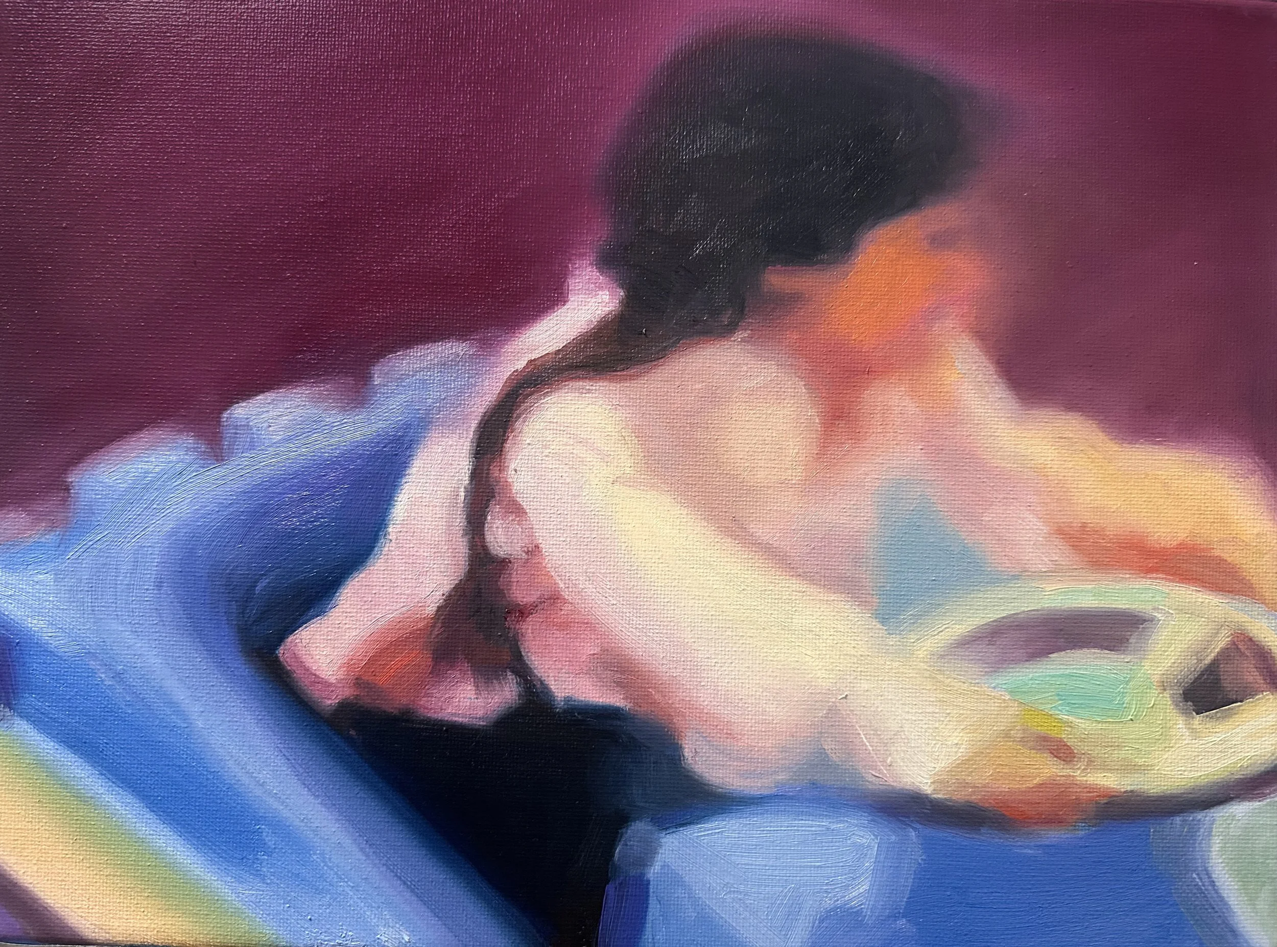 title: BUMPER CARS
oil on canvas
9x12