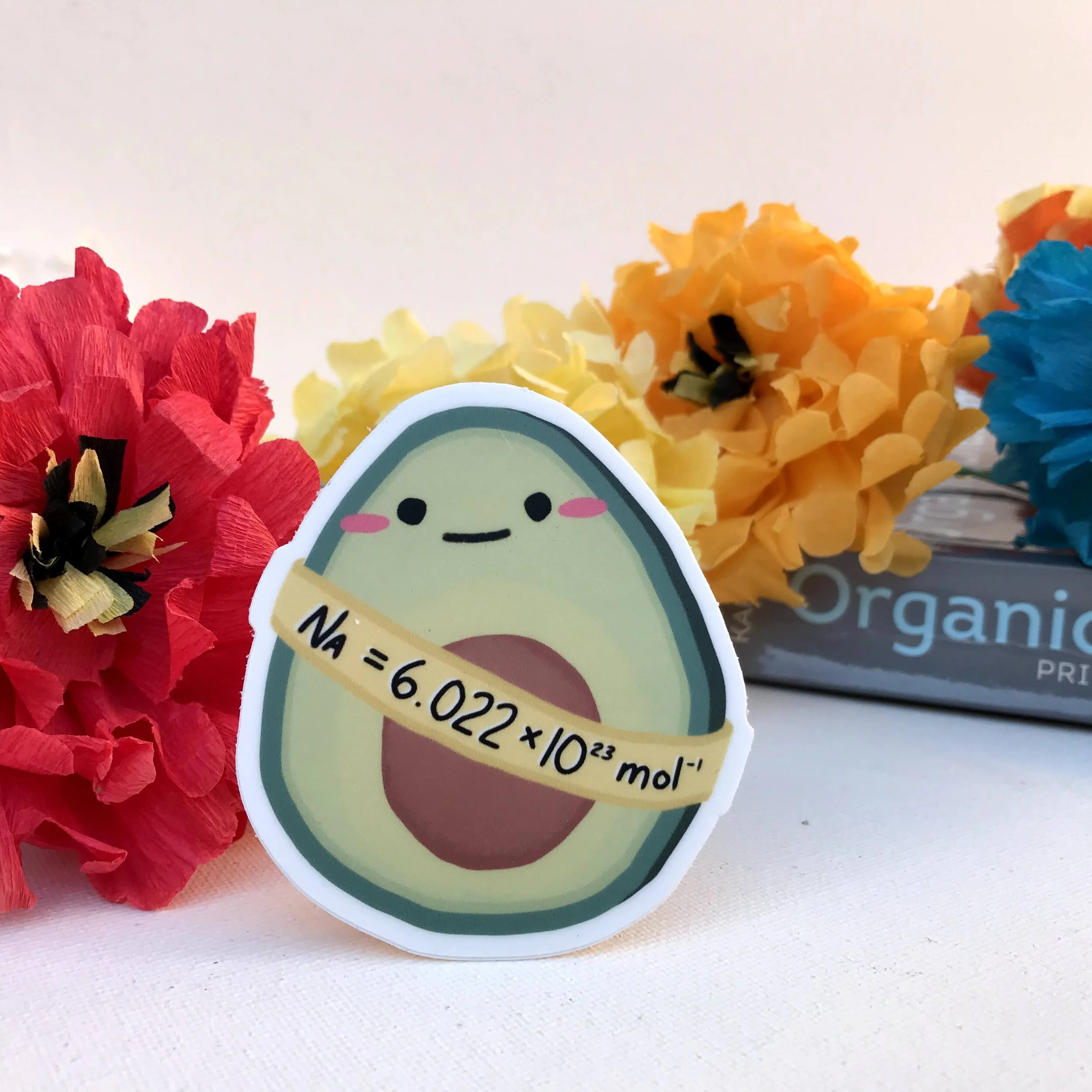 Avocado's Number - Handmade Vinyl Sticker