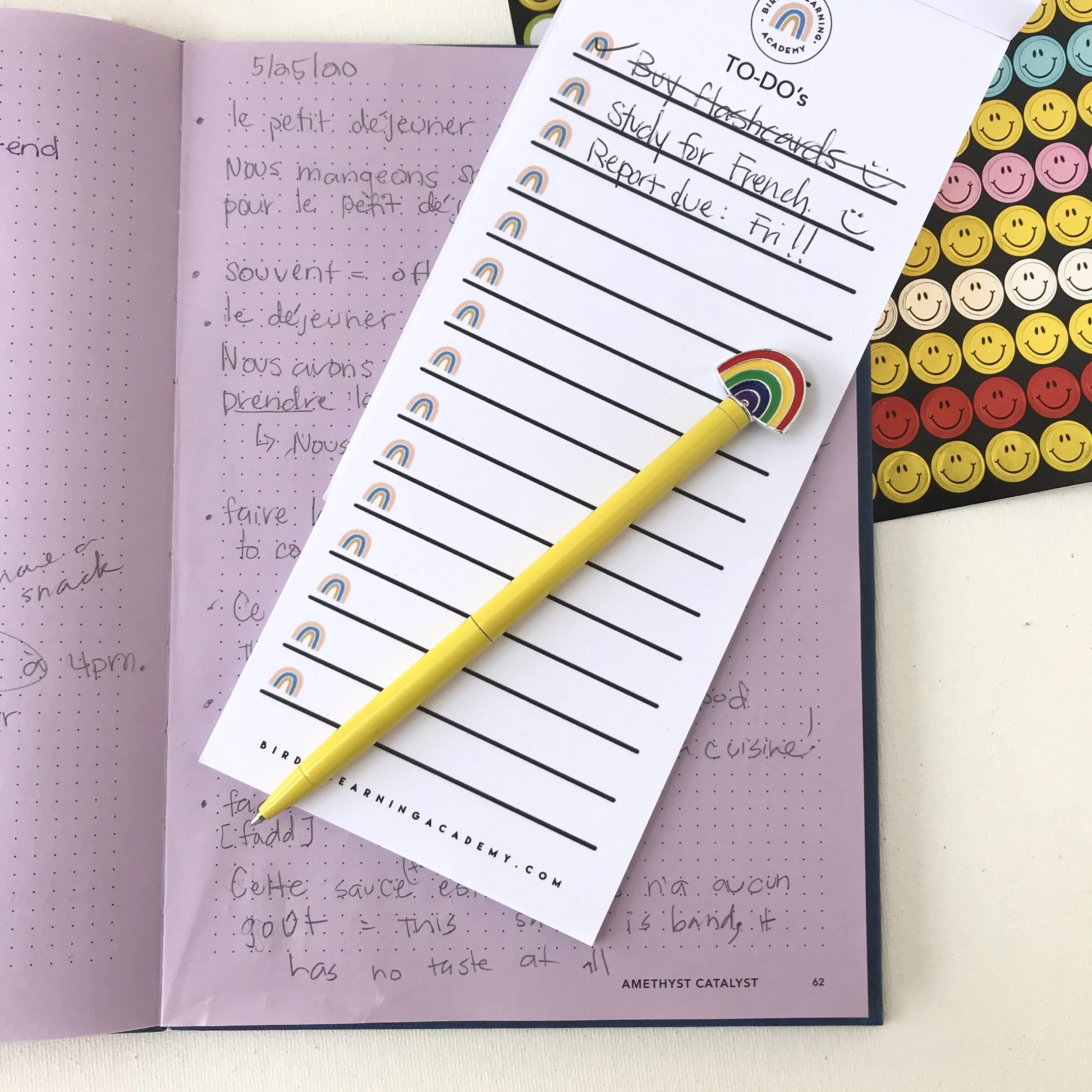 Rainbow Charm Enamel Pen