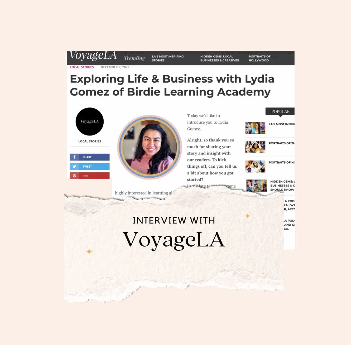 Interview with VoyageLA
