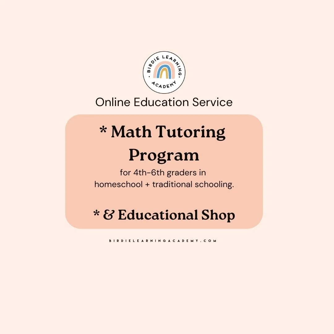 Birdie’s Online Math Tutoring