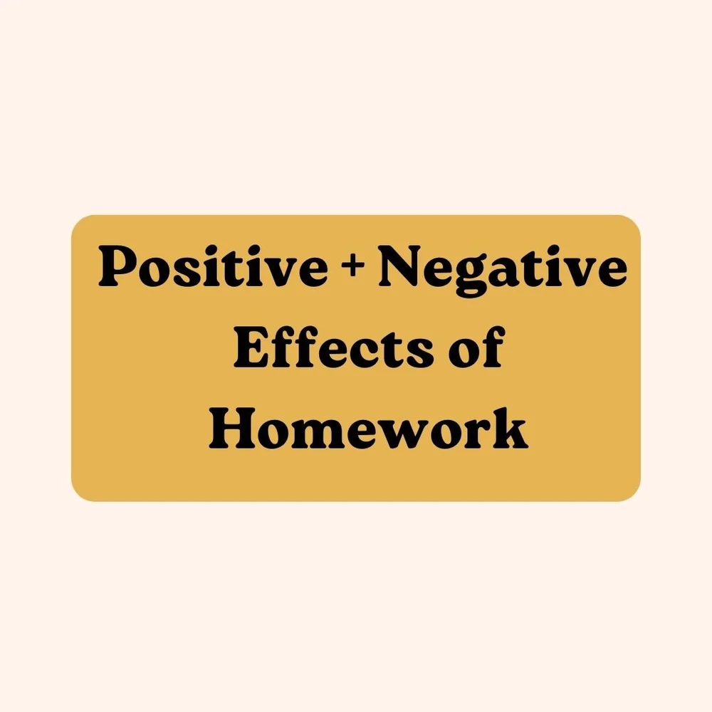 Positive + Negative Effects of Homework. — Birdie Learning Academy