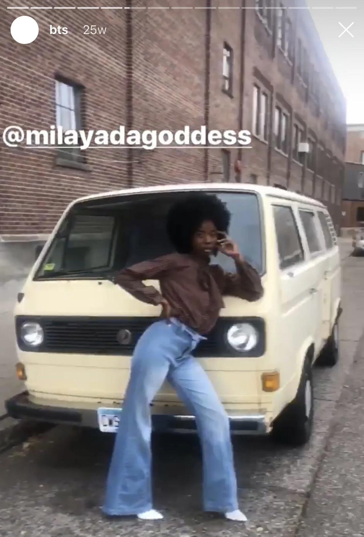 A screenshot from my “BTS” story highlight for reference