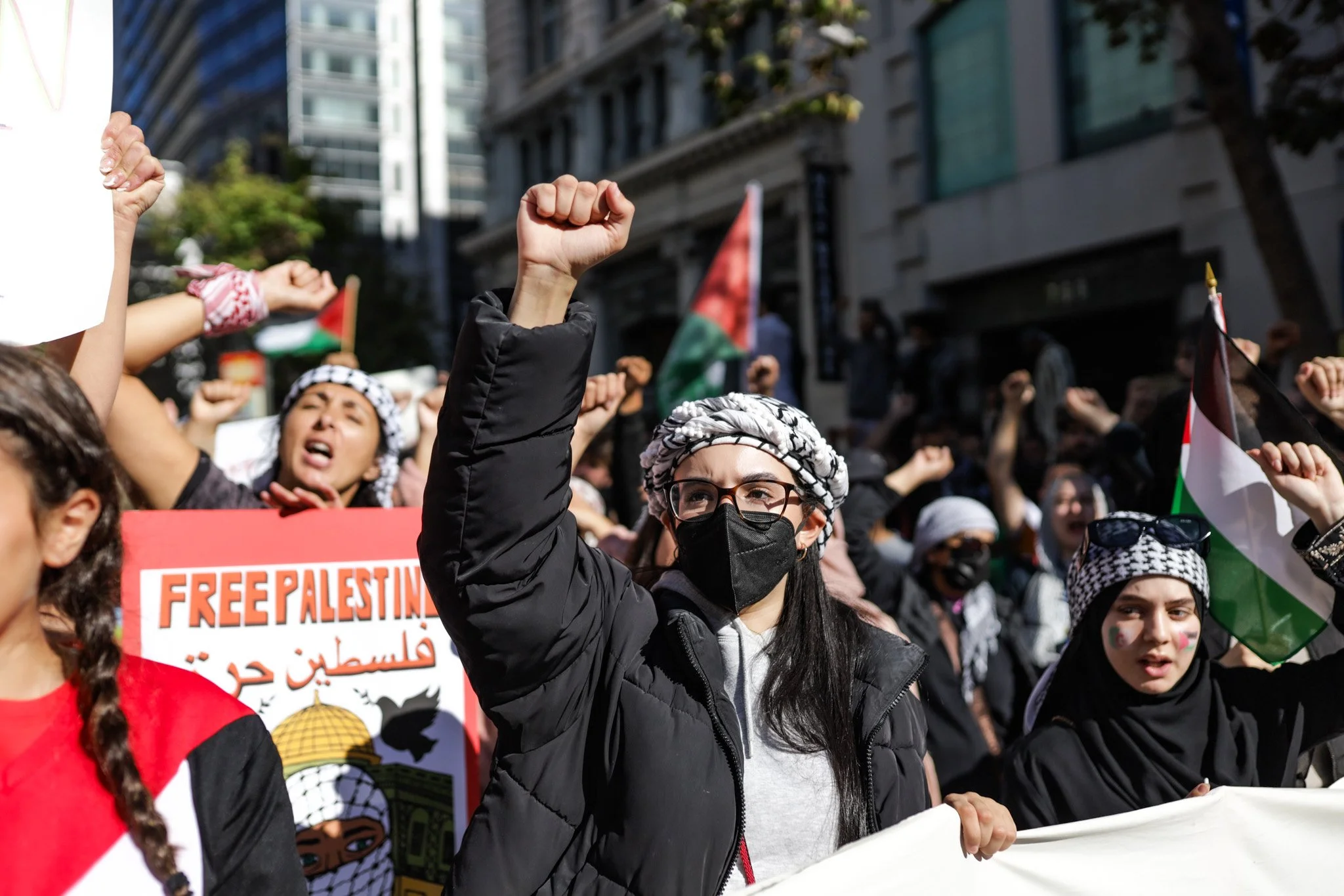 PRO-PALESTINIAN MARCH- SAN FRANCISCO 10.28.2023