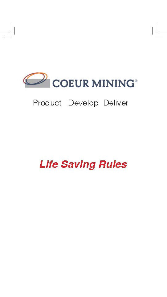 Coeur Mining Pamphlet page 2