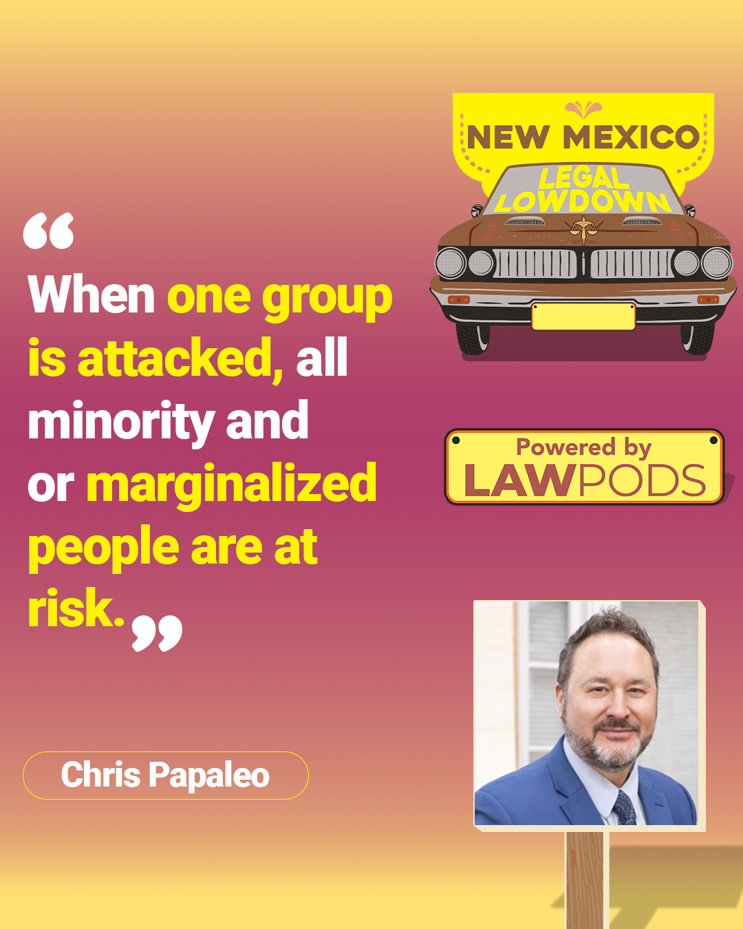 Chris Papaleo on New Mexico Legal Lowdown in honor of Pride Month.