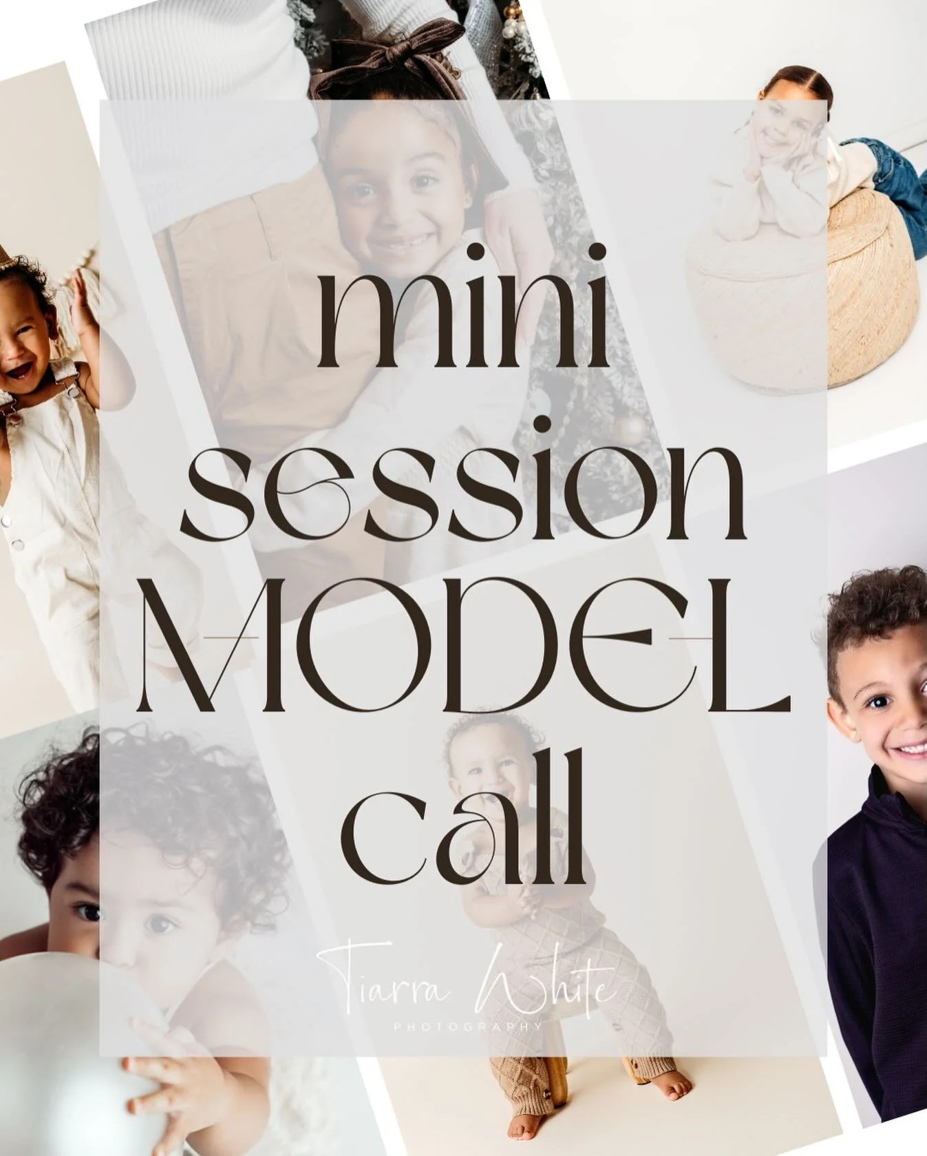 Mini Session Model Call🌟

Hey parents! I am looking for a few adorable kids to be part of my Mini Session Model Club! 📸

I&rsquo;m looking for models to help advertise the various mini session set ups I do throughout the year. 

✨Benefits of joinin