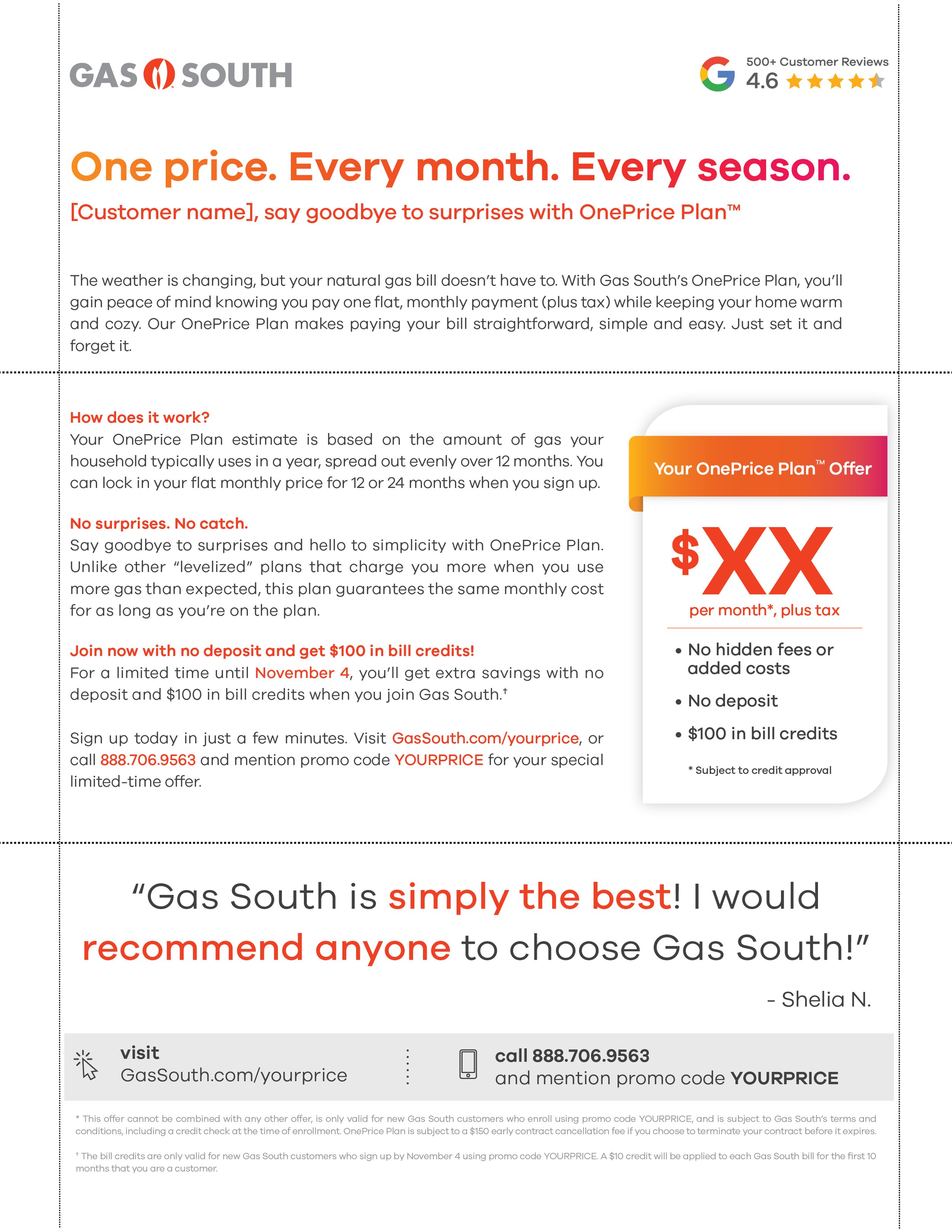 Direct Mail - inside, faux snap pack