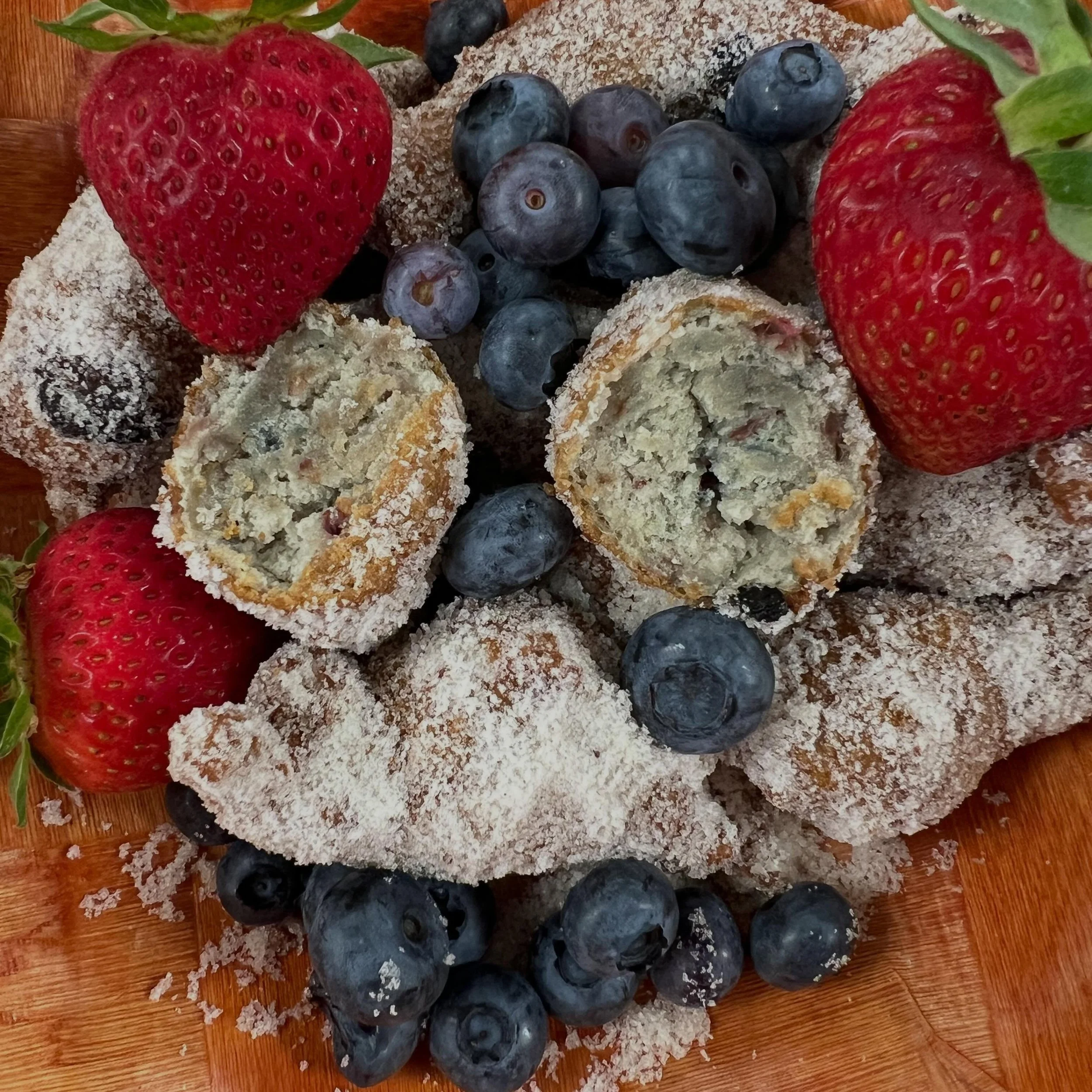 America&rsquo;s 250th birthday is only a few days away!! To celebrate, we have Patriot Fritters starting tomorrow 9-3, will have Patriot Pancakes on Sunday 8:30-11:30, and have many delicious prepared items in the case to get you through the weekend 