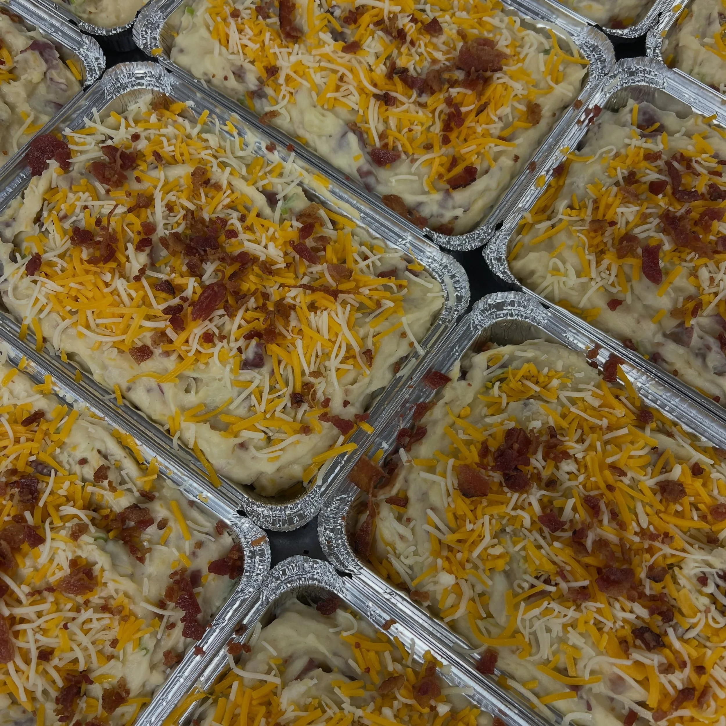 Loaded Smashed Potatoes are BACK!! We have a gorgeous variety of pumpkins and mums available as well as many freshly prepared meal items in the case including:
&bull;Italian Roast Pork Loin
&bull;Greek Pearl Couscous
&bull;Meatballs &amp; Marinara
&b