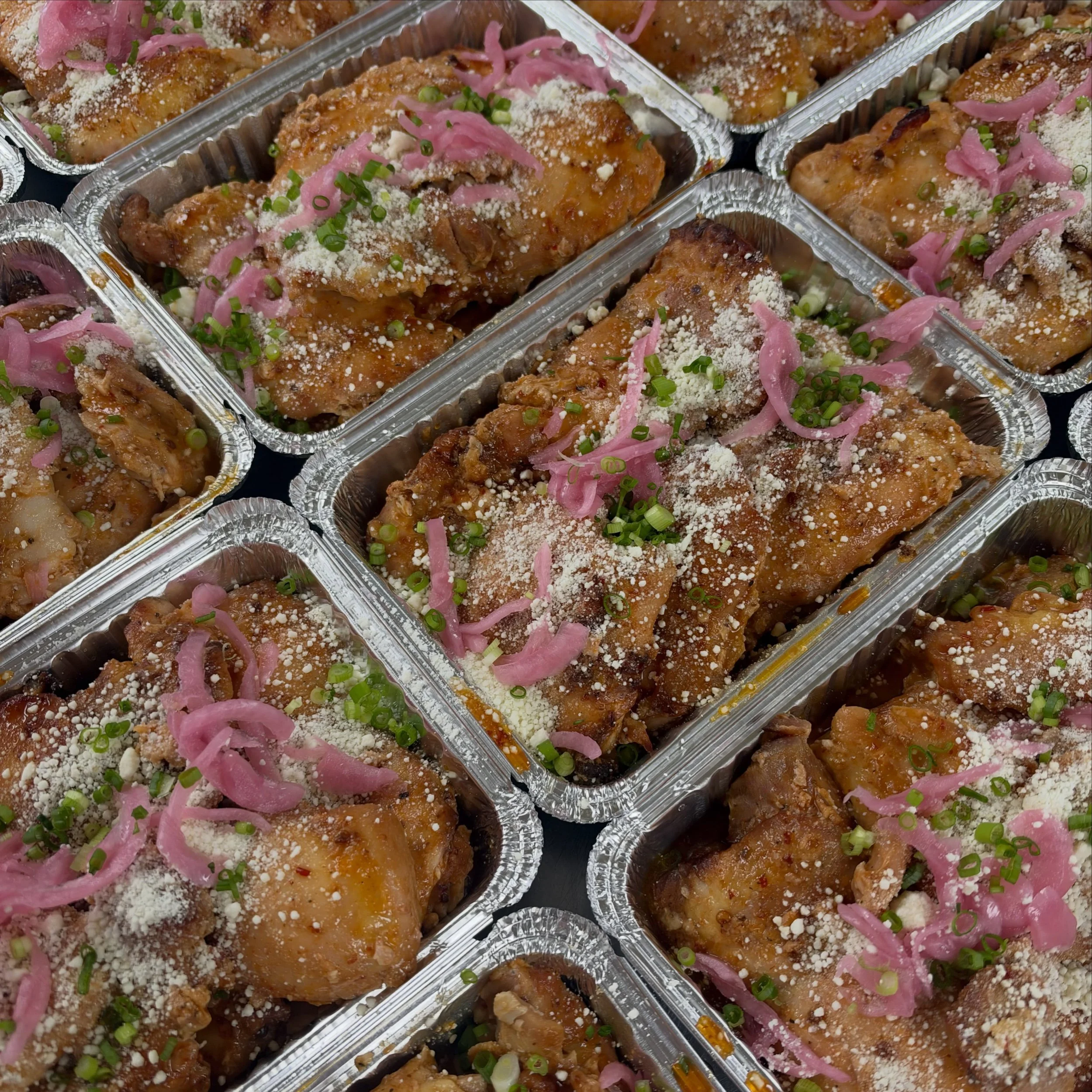 Happy Thursday!! NEW case item available: Maple Chipotle Chicken with Cojita and Pickled Onions&hellip; YUM!!! The perfect mix of sweet and smoky for tacos, nachos, and much more!! We have NEW lunch specials up on the board (served 11-3 Wednesday thr