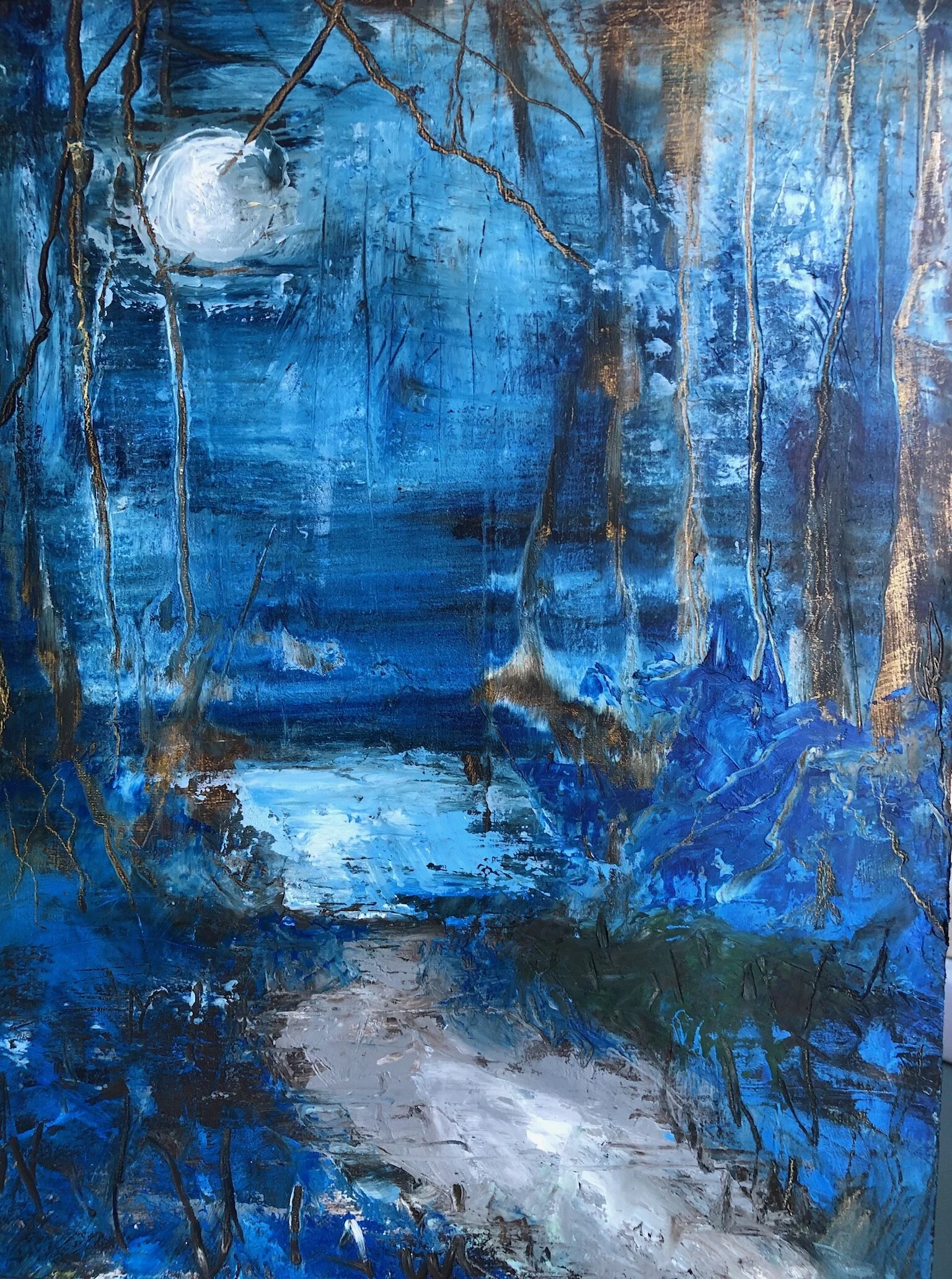 "Moonlit Path"