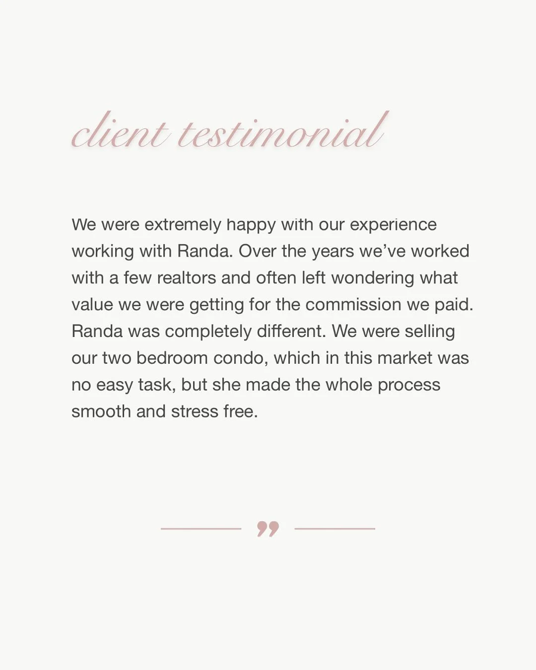 What a way to kick off the long weekend. 95 Bronson Avenue, Unit 802 officially closed this morning and shortly thereafter, this beautiful review flashes across my screen 😍 So grateful. 
It is a tough market out there and frankly, a lot of folks ar